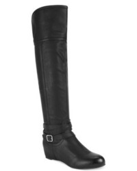 Fergalicious Fellow Over The Knee Demi Wedge Boots Shoes