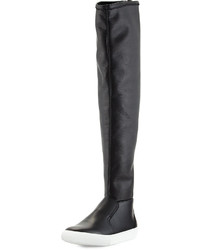 Pierre Hardy Fetish Leather Skate Style Over The Knee Boot