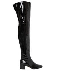 Gianvito Rossi 45mm Patent Leather Over The Knee Boots