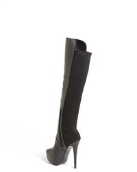 Steve Madden Highting Over The Knee Pointy Toe Stretch Boot