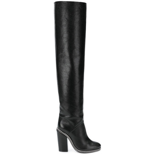 Balmain Knee Boots, $1,861 | farfetch.com | Lookastic