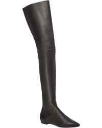 Max Studio Lambert Over The Knee Stretch Leather Boots