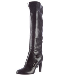 Sergio Rossi Leather Over The Knee Boots