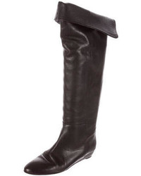 Loeffler Randall Leather Over The Knee Boots