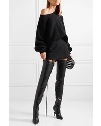 Unravel Project Leather Over The Knee Boots