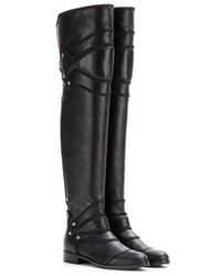 Dolce & Gabbana Leather Over The Knee Boots
