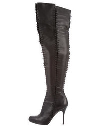 Gianvito Rossi Leather Over The Knee Boots