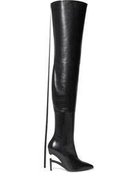 Unravel Project Leather Over The Knee Boots