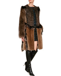 Sergio Rossi Leather Over The Knee Boots With Back Cutout