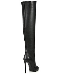 Giuseppe Zanotti Leather Over The Knee Point Toe Boots