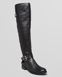 Luxury Rebel Over The Knee Flat Boots Luna Studded