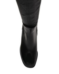Maison Margiela 70mm Stretch Leather Over The Knee Boots