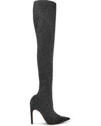 Givenchy Med Lurex Over The Knee Sock Boots