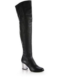 Jimmy Choo Mercer Leather Over The Knee Boots