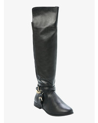 Torrid Over The Knee Strappy Chain Link Boots