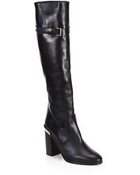 Reed Krakoff Oxford Leather Over The Knee Boots