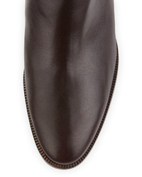 Manolo Blahnik Pampahi Leather Over The Knee Boot