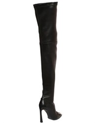 Roger Vivier 100mm Nappa Leather Over The Knee Boots