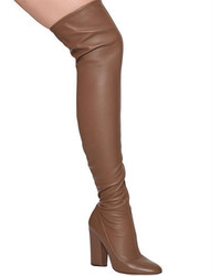 Sergio Rossi 105mm Virginia Stretch Leather Boots