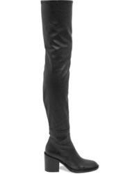 Ann Demeulemeester Stretch Leather Thigh Boots