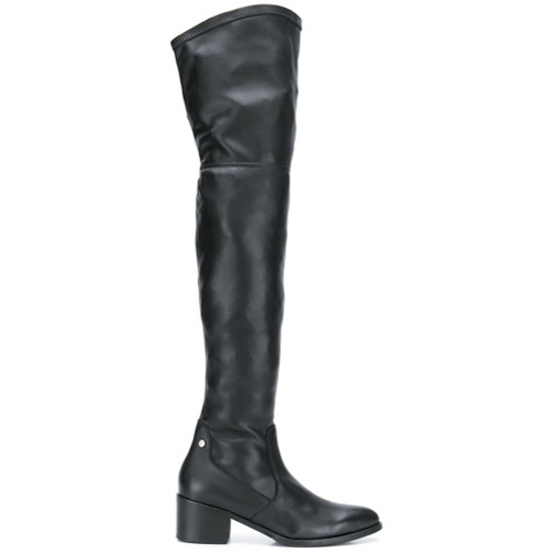 Tommy Hilfiger Thigh High Boots, $270 | farfetch.com | Lookastic