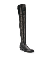 Ermanno Scervino Thigh High Cowboy Boots