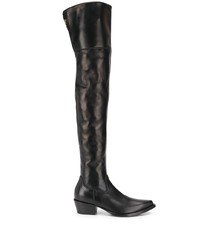 Ermanno Scervino Thigh High Cowboy Boots