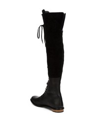 Valas Thigh High Lace Up Boots