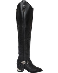 Toga Pulla 70mm Over The Knee Leather Boots