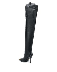 Versace V Western Over The Knee Boots