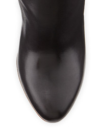 Francesco Russo Whipstitched Tie Back Over The Knee Boot