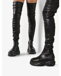 032c X Buffalo Thigh High Platform Boots