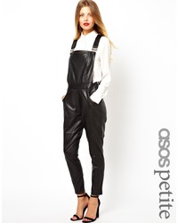 Asos Petite Leather Overalls