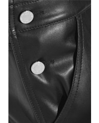 Givenchy Faux Leather Overalls Black