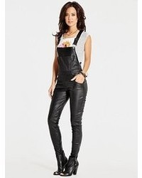 GUESS Lana 1981 Leather Overalls