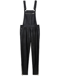 Forever 21 Standout Faux Leather Overalls