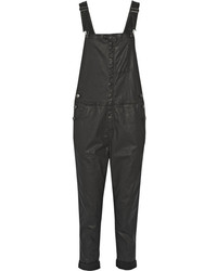 Current/Elliott The Ranchhand Coated Stretch Denim Overalls