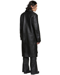 Dion Lee Black Paneled Leather Jacket