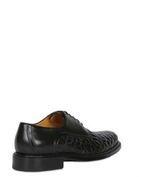 a. testoni Quilted Nappa Leather Oxford Shoes