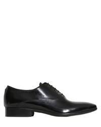 Abraded Leather Oxford Lace Up Shoes
