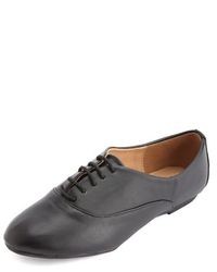 Charlotte Russe Bamboo Basic Lace Up Oxfords