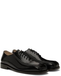 Situationist Black Leather Lace Up Oxfords