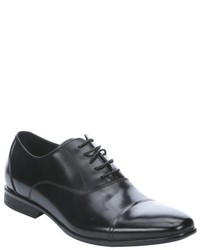 Kenneth Cole New York Black Leather Shine On Oxfords