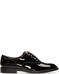 Marc Jacobs Black Patent Leather Helena Oxfords