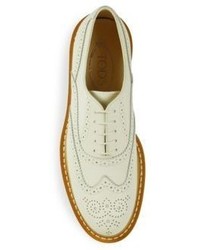 Tod's Brogue Leather Creeper Oxfords