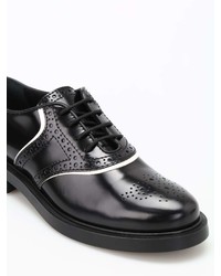 Tod's Brushed Leather Oxford Brogues