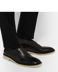 Maison Margiela Cap Toe Leather Oxford Shoes