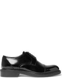 Loewe Cap Toe Polished Leather Oxford Shoes