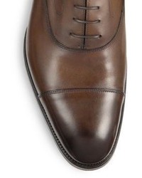 Edward Green Captoe Leather Oxfords