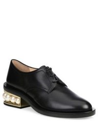 Nicholas Kirkwood Casai Pearly Heel Leather Oxfords